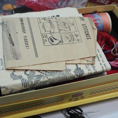 Lot 71 Embroidery and tassel craft lot