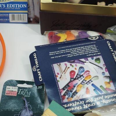 Lot 71 Embroidery and tassel craft lot
