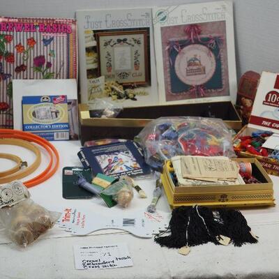 Lot 71 Embroidery and tassel craft lot