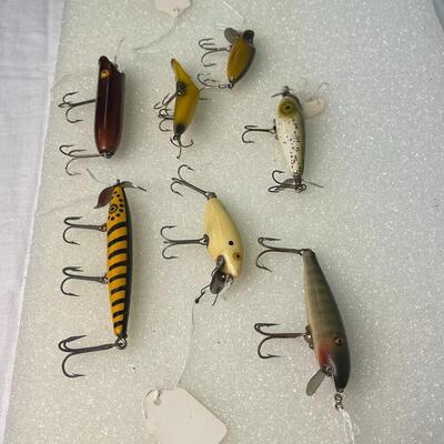 Vintage Collection of 7 Fishing Lures
