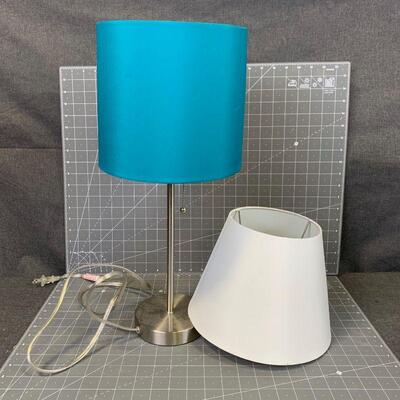 #58 Small Lamp With Two Shades