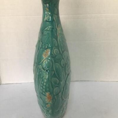 O - 1215 Decorative Pottery Fish Vase 