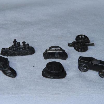 Vintage Monopoly Pieces 