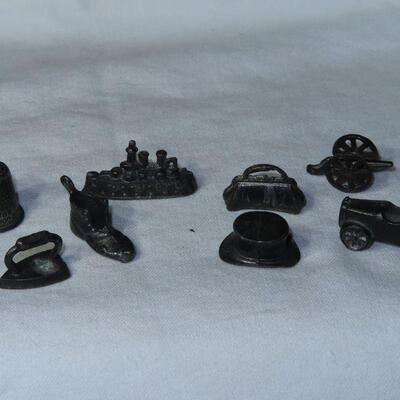 Vintage Monopoly Pieces 
