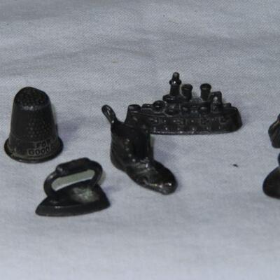 Vintage Monopoly Pieces 