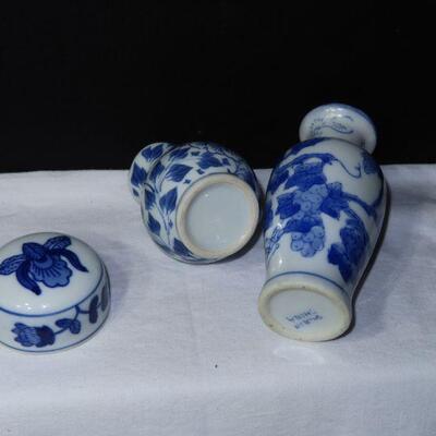 Blue Floral Items