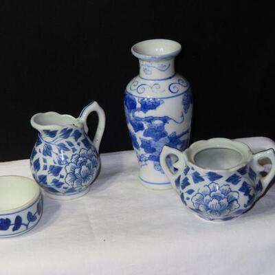 Blue Floral Items
