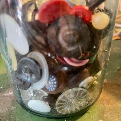 Buttons in a Ball Jar