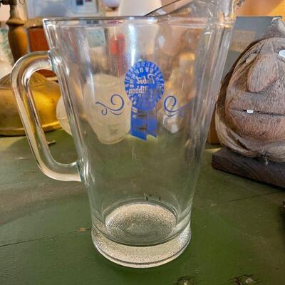Pabst Blue Ribbon Beer pitcher 