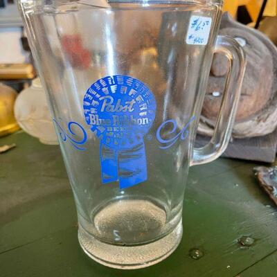 Pabst Blue Ribbon Beer pitcher 