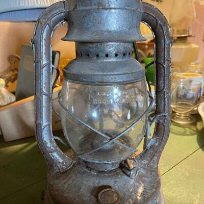 Clear glass Rail Lantern