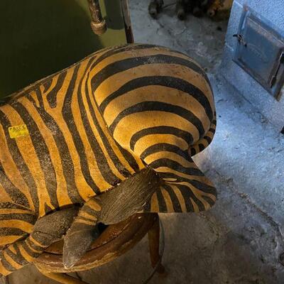 Large vintage ceramic  Zebra 