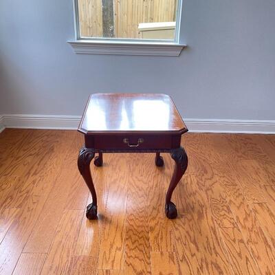 Lexington Inlayed Carved End Table or Nightstand