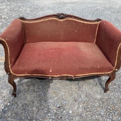 O604 Antique French Settee
