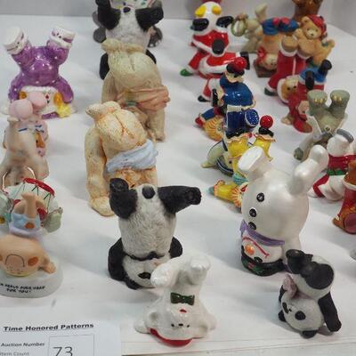 Lot 73  Handstand/ figurines