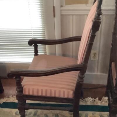 2023 Set of Six Vintage Ethan Allen Upholstered Dining Room Chairs