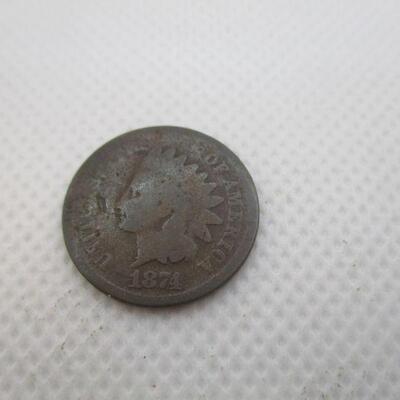 Lot 3 - 1874 Indian Head Penny