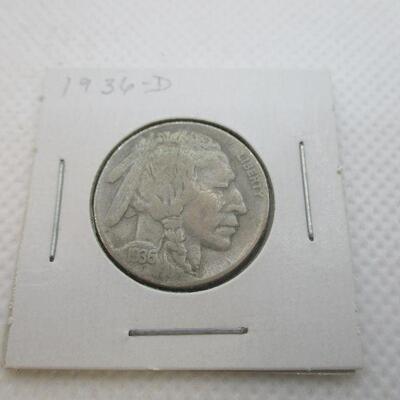 Lot 71 - 1936 D Buffalo Nickel