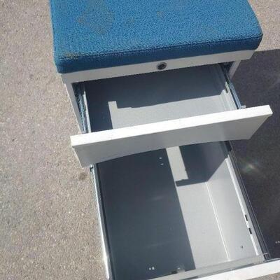 All metal rolling cart with cushion fee