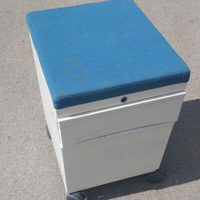 All metal rolling cart with cushion fee