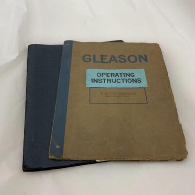 .172. VINTAGE | 3 Gleason Works Manuals | Sharpener | Generator