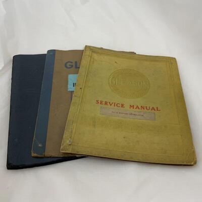 .172. VINTAGE | 3 Gleason Works Manuals | Sharpener | Generator