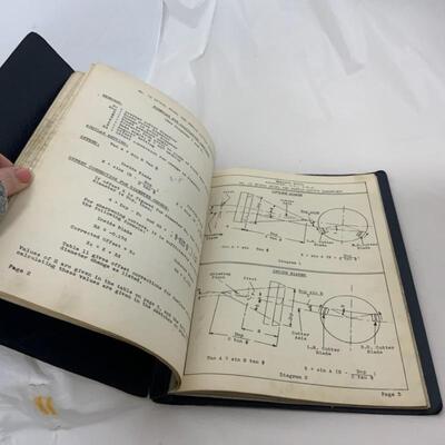 .172. VINTAGE | 3 Gleason Works Manuals | Sharpener | Generator