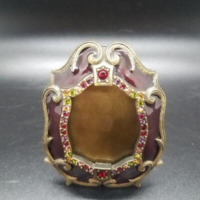 Jay Strongwater Miniature Oval Frame