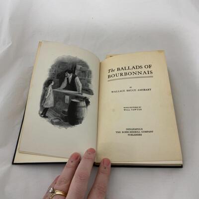 .177.  1904 | Autographed Copy | Ballads of Bourbonnais | Amsbary | Book