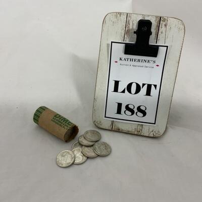 .188. COINS | 25 Roosevelt Dimes | 50s 60s | Circulated to Better