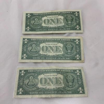 .189. CURRENCY | Three Silver Dollar Certificates | 1957 A & B