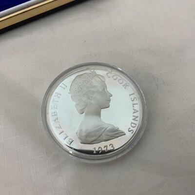 .190. COINS | Cook Island 1973 20th Anniversary | Silver Proof
