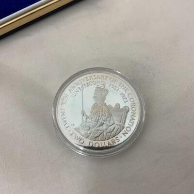 .190. COINS | Cook Island 1973 20th Anniversary | Silver Proof