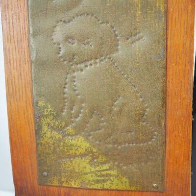 Lot 84 1950s Castille Soap carvings Rabbit fur beret Punch copper art lladro address book
