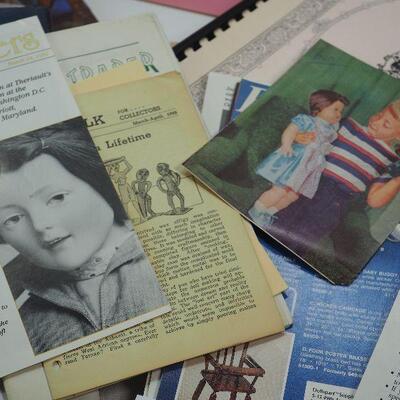 Lot 88 Vintage 1940s-1960s doll Ephemera