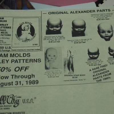 Lot 88 Vintage 1940s-1960s doll Ephemera