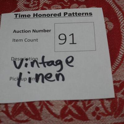 Lot 91 Vintage Linens