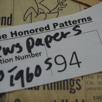 Lot 94 Newspapers from the 1960s