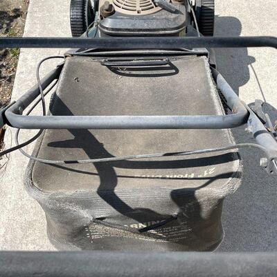LOT 295  CRAFTSMAN GAS LAWN MOWER SELF PROPELLED FRONT DRIVE 21"