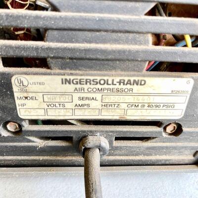 LOT 298  VINTAGE 3/4 HP AIR COMPRESSOR WB100 WORK BENCH SERIES