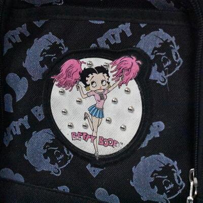 3pc Betty Boop Bags, 2 Backpacks 1 Handbag - Used, Good Condition