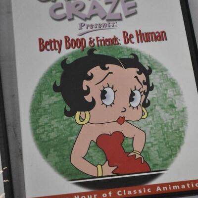 6 Betty Boop DVDs - Somewhere in Dreamland -to- Be Human