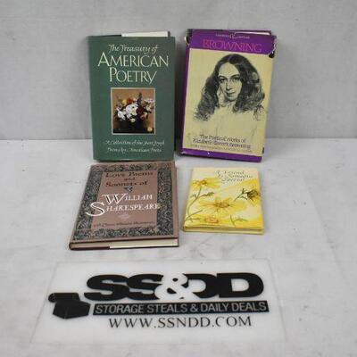 4 Hardcover Books: Sonnets of Shakespeare -to- A Friend Is Someone Special