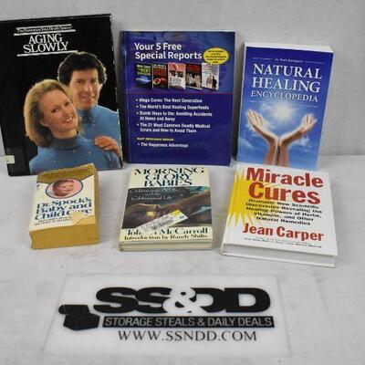 6 Self Care Books: Aging Slowly -to- Dr. Spock's Baby and Child Care