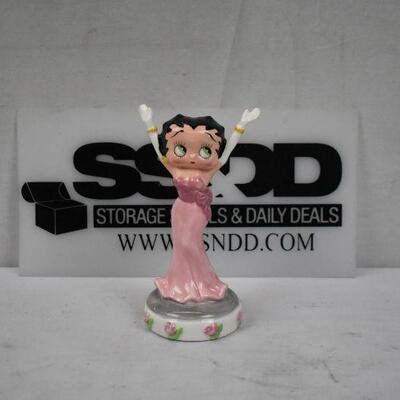 Betty Boop Pink Dress Porcelain Statuette