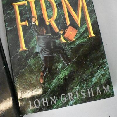 11 Hardcover Books: Man is the Prey -to- The Firm