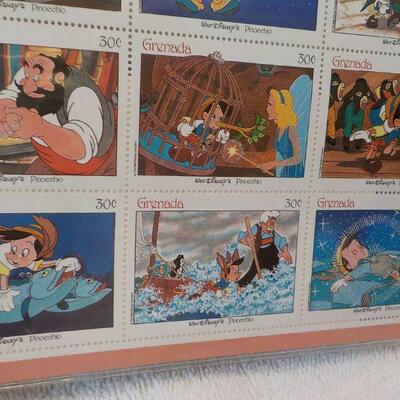 " Disney Classics Fairytale in Postage Stamps". " Pinoeehio".