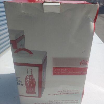 2008 Coca Cola canister set new in box