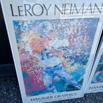 O660 Lot of 4 Framed Leroy Neiman Prints 