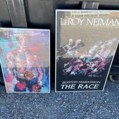O662 Two Framed Leroy Neiman Prints 